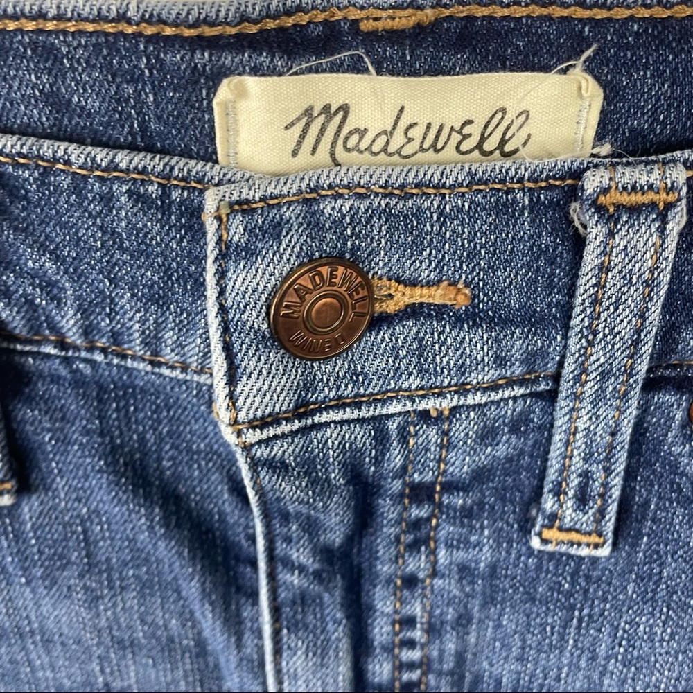 Madewell High-Rise denim Shorts Sz 27 - Picture 4 of 6